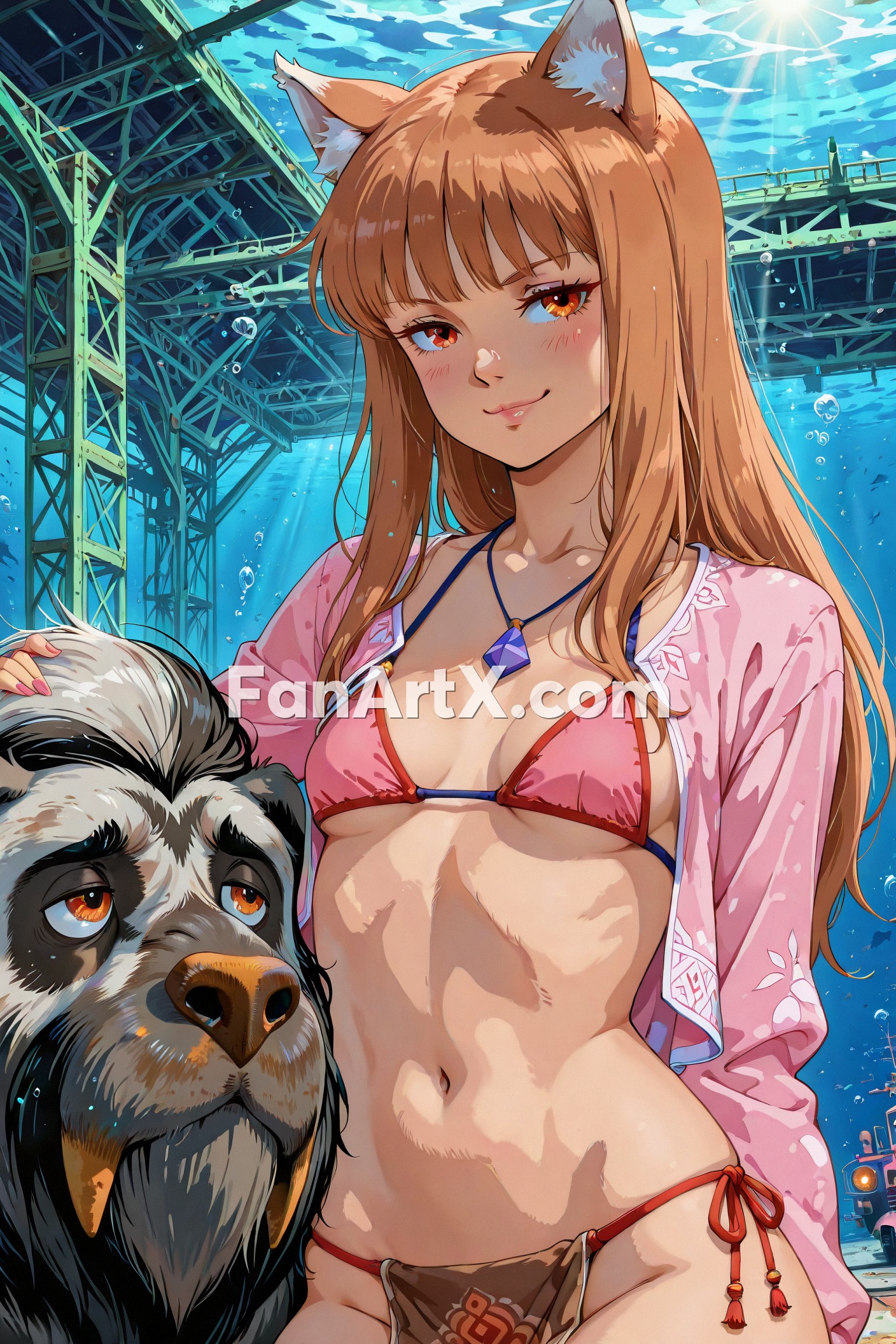 Holo fanart - Spice and Wolf characters 2876082